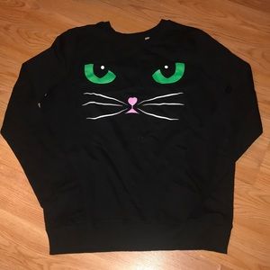 Black Cat women’s sweatshirt